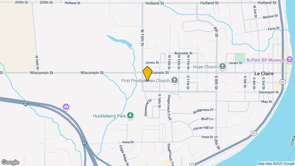 1444 Dodge St Map and Location Details