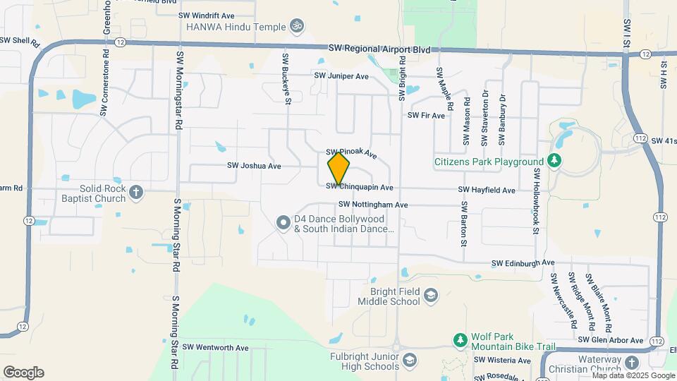 2305 SW Chinquapin Ave Map and Location Details