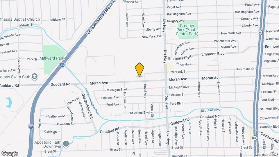 2090 Moran Ave Mapa y Detalles de la Ubicación