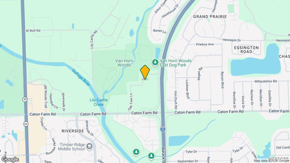 2546 Oak Tree Ln Map and Location Details
