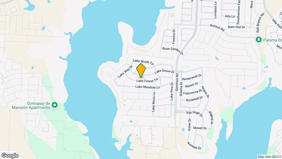 843 Lake Forest Trl Map and Location Details