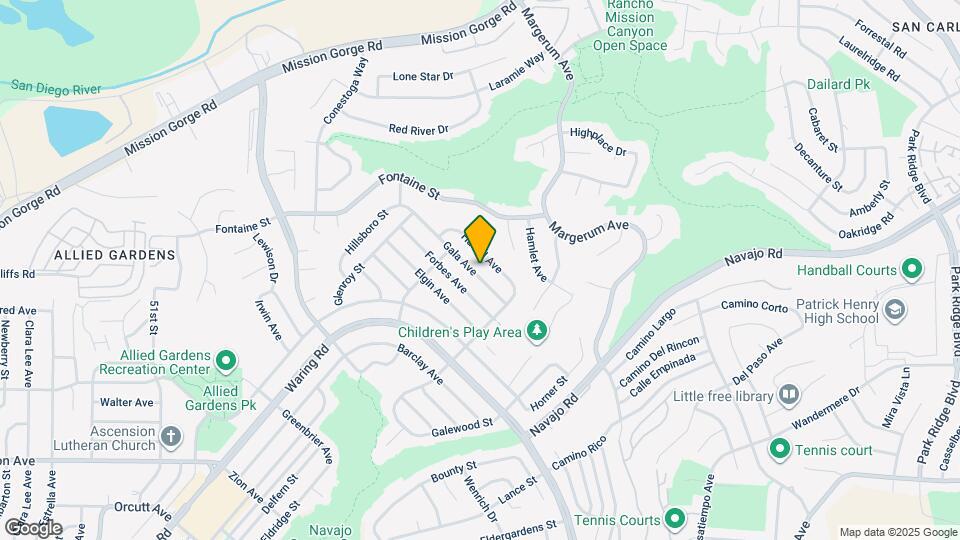 5564 Gala Ave Map and Location Details