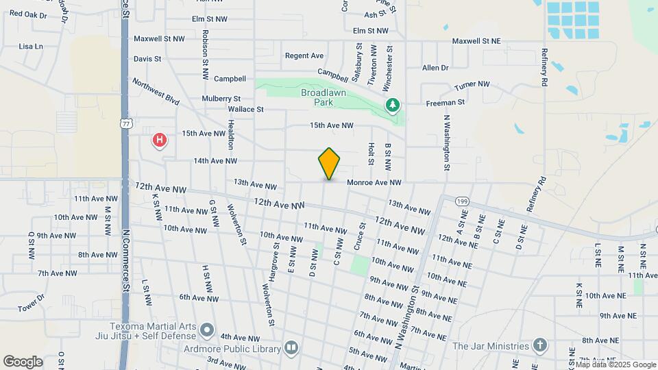 1228 D St NW Map and Location Details