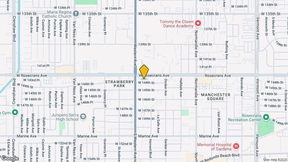 1731 W 144th St Map and Location Details