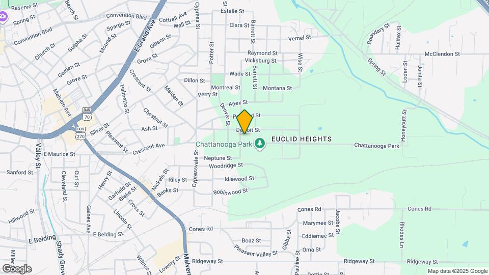 615 Omega St Map and Location Details