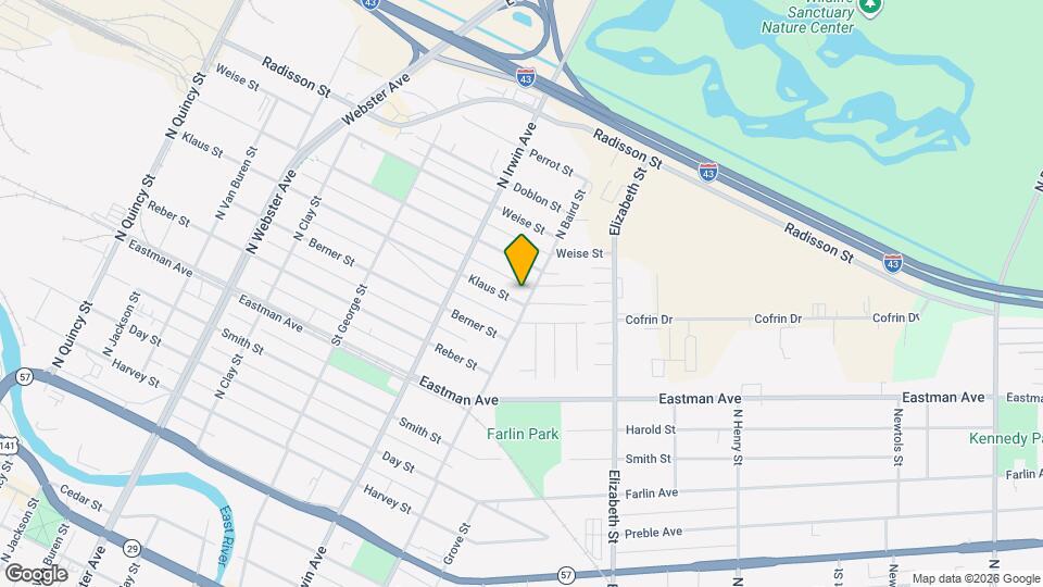 1369 Klaus St Map and Location Details