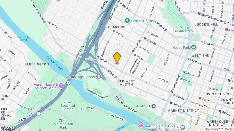 1616 W 6th St Map and Location Details