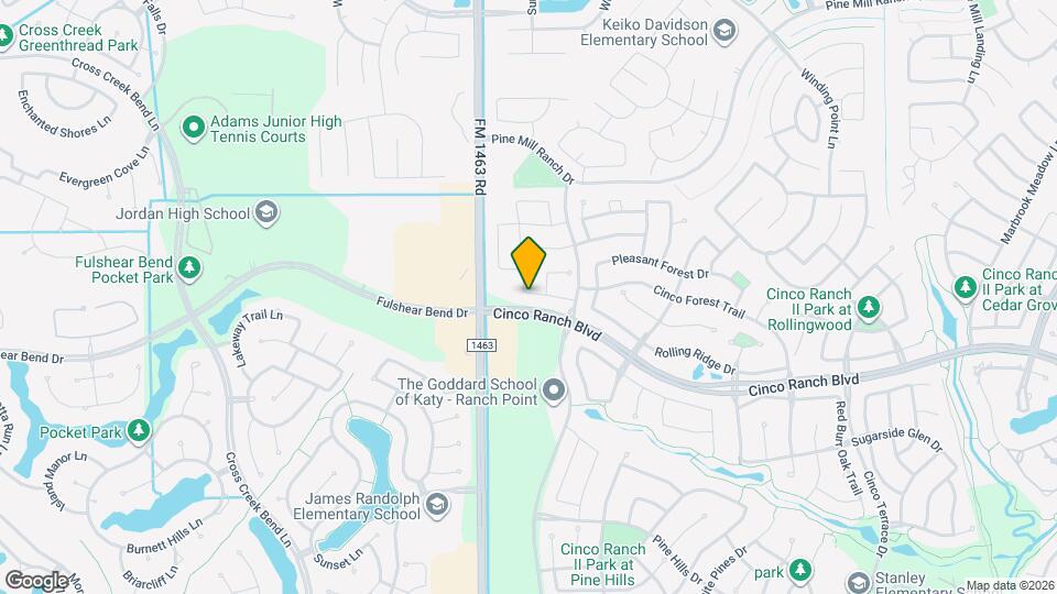 28735 Primrose Bluff Dr Mapa y Detalles de la Ubicación