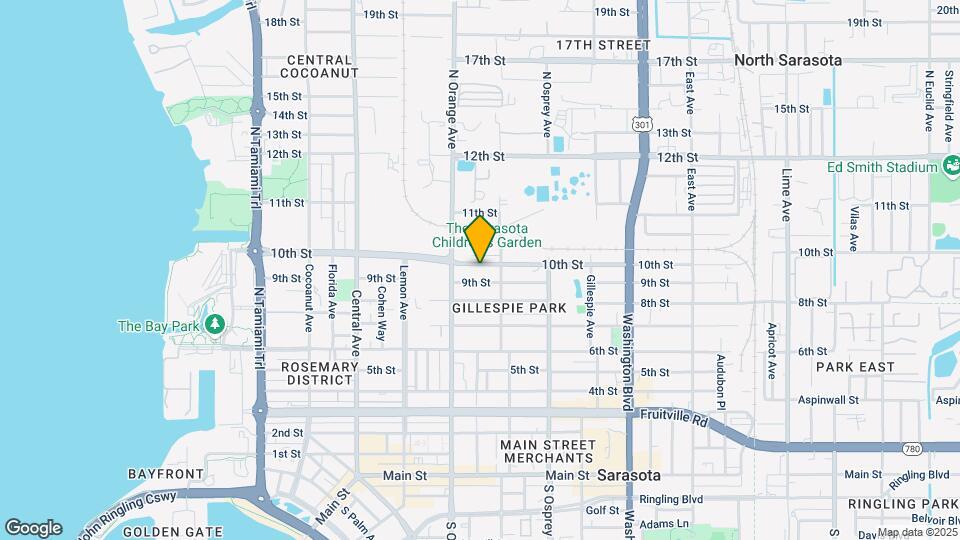 1654 10th St Map and Location Details