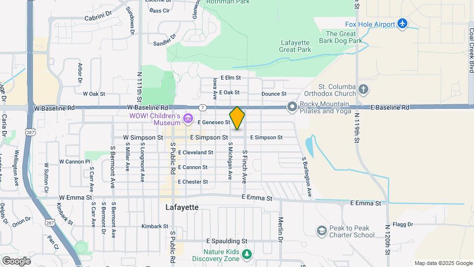 505 E Simpson St Mapa y Detalles de la Ubicación