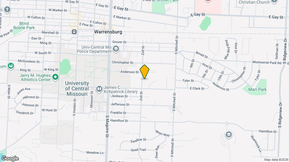 509 Zoll St Map and Location Details