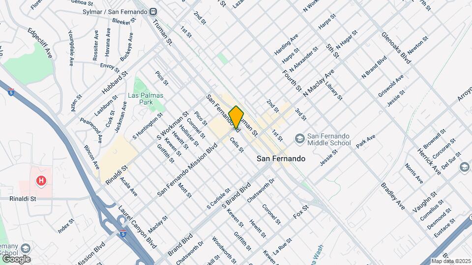 1152 San Fernando Rd Map and Location Details