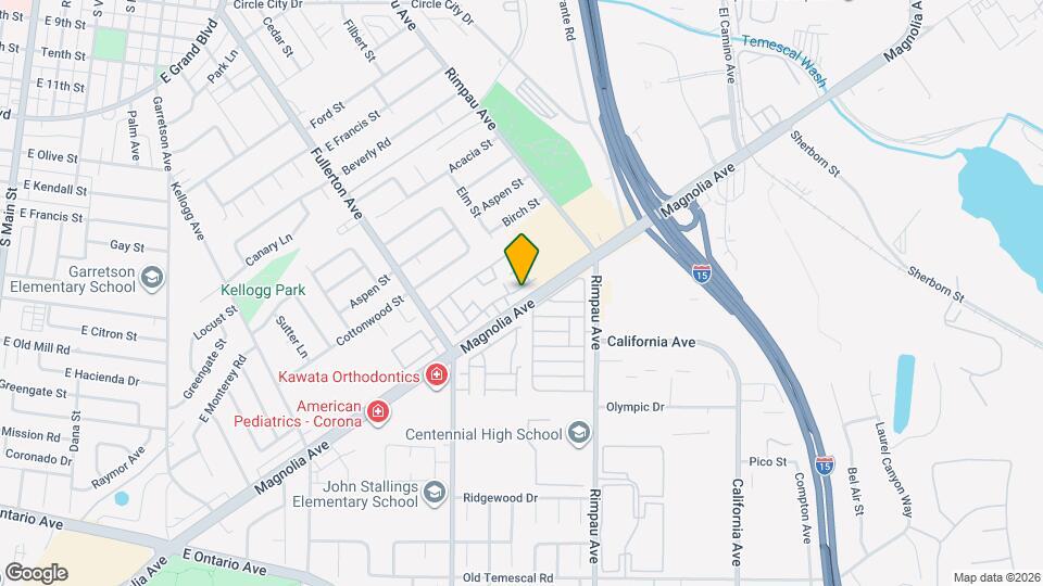 1162 Desert Willow Ln, Unit D Map and Location Details