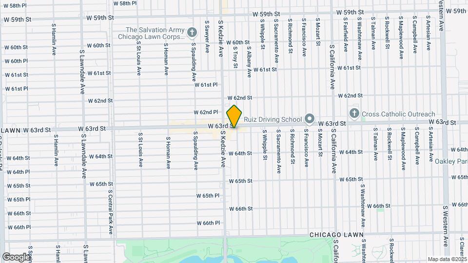 6314 S Troy St Mapa y Detalles de la Ubicación