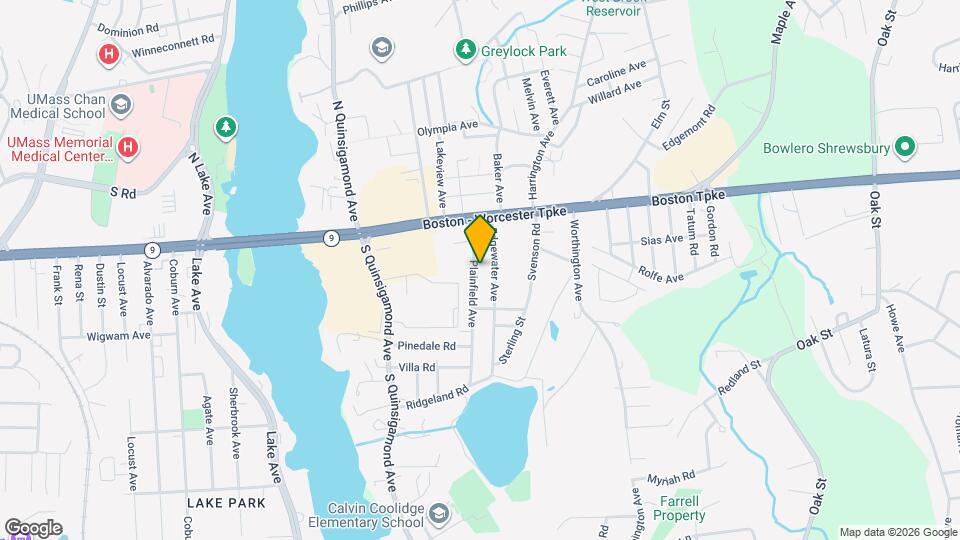 21 Plainfield Ave Map and Location Details