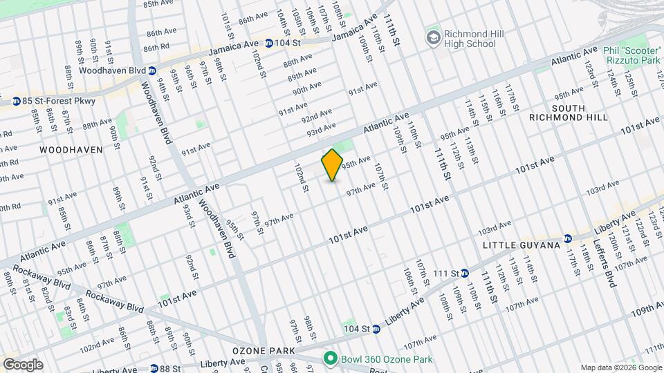 95-22 104th St Map and Location Details