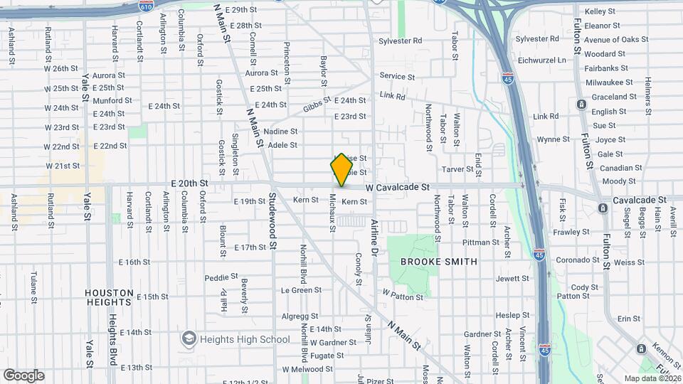 931 W Cavalcade St Map and Location Details