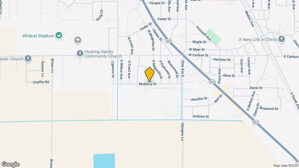1200 Mulberry Dr Map and Location Details