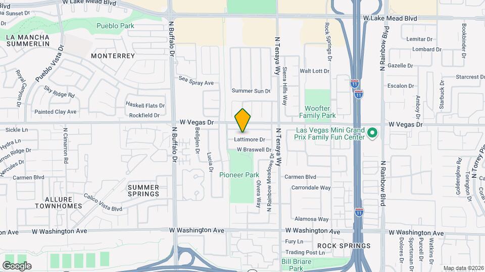 7420 Lattimore Dr Map and Location Details