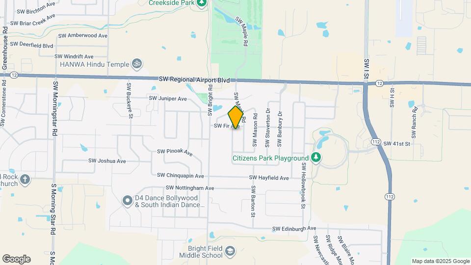 3903 SW Cherry Rd Map and Location Details