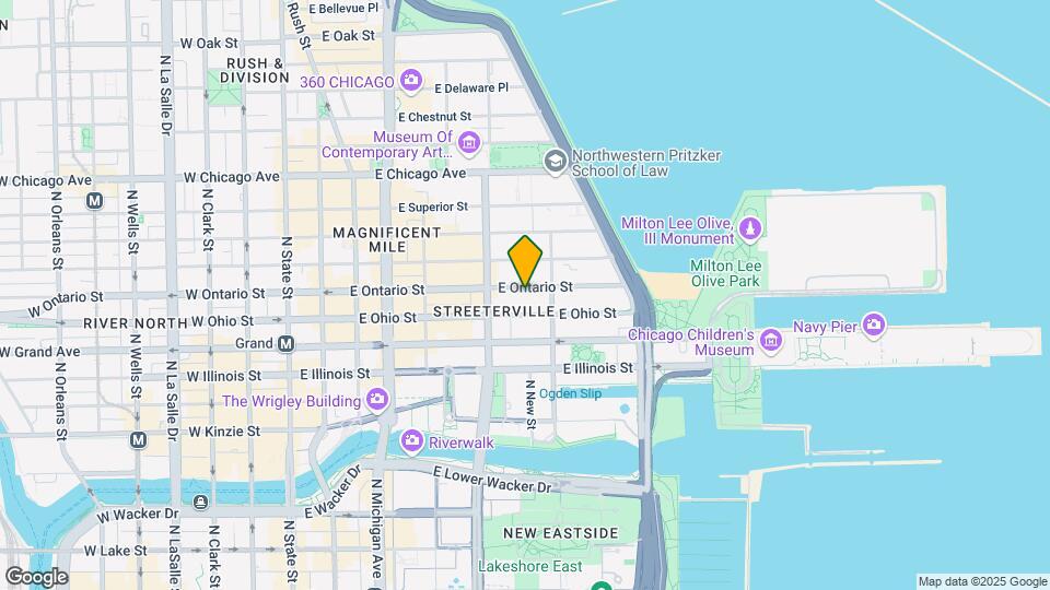 331 E Ontario St, Unit 1 Mapa y Detalles de la Ubicación