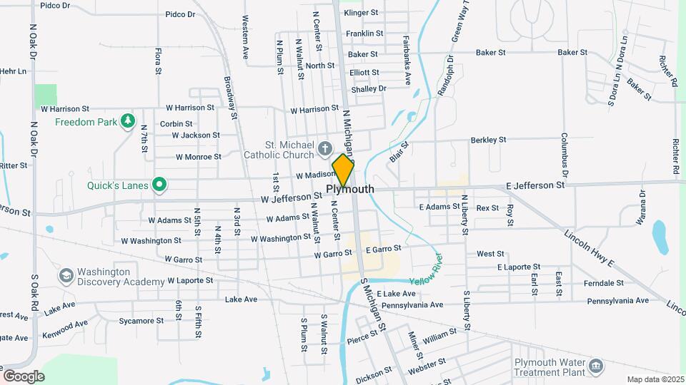117 W Jefferson St Map and Location Details