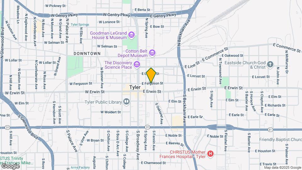 215 E Ferguson St Map and Location Details