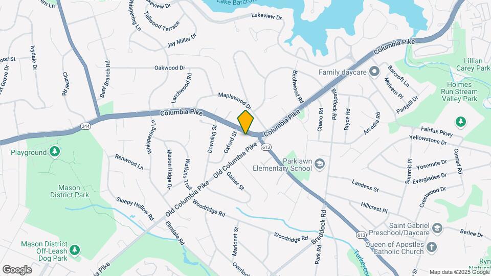 6413 Columbia Pike Mapa y Detalles de la Ubicación