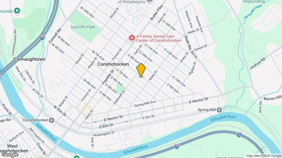 223 E 8th Ave Map and Location Details