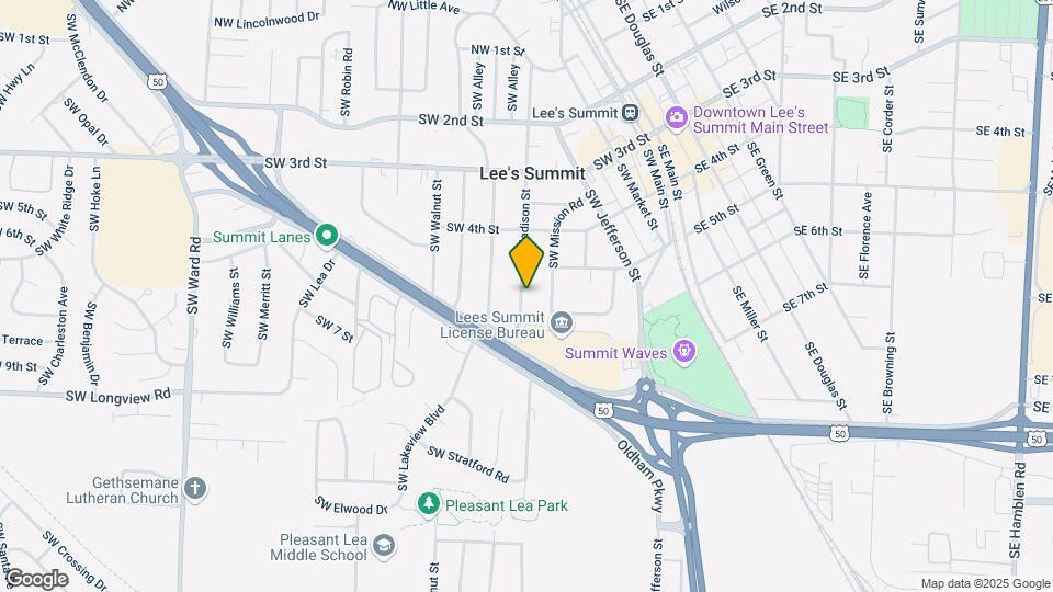 419 SW Madison St Map and Location Details