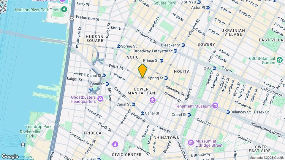 452 Broome St Map and Location Details