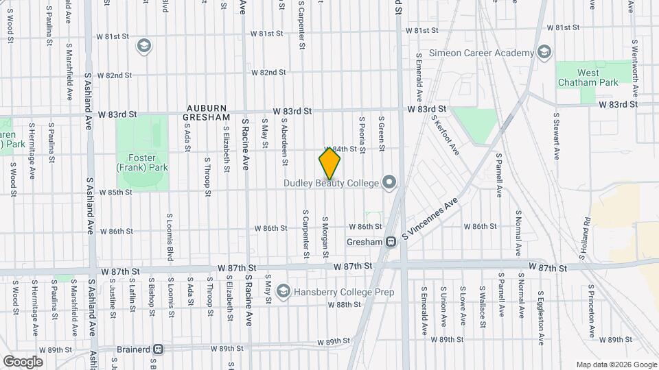 8459 S Morgan St, Unit 2 Map and Location Details