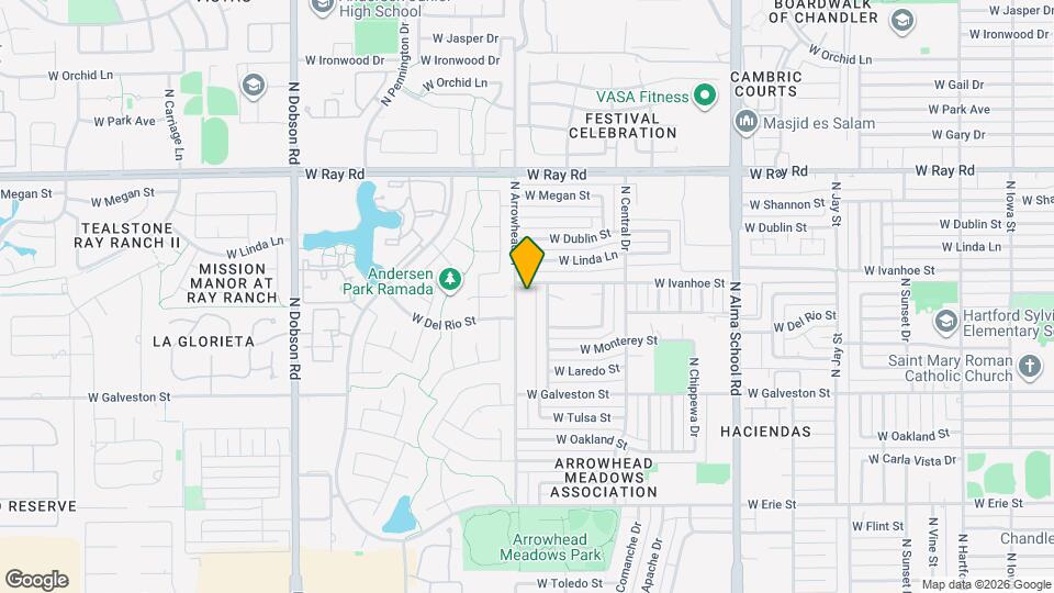 785 N Arrowhead Dr Map and Location Details
