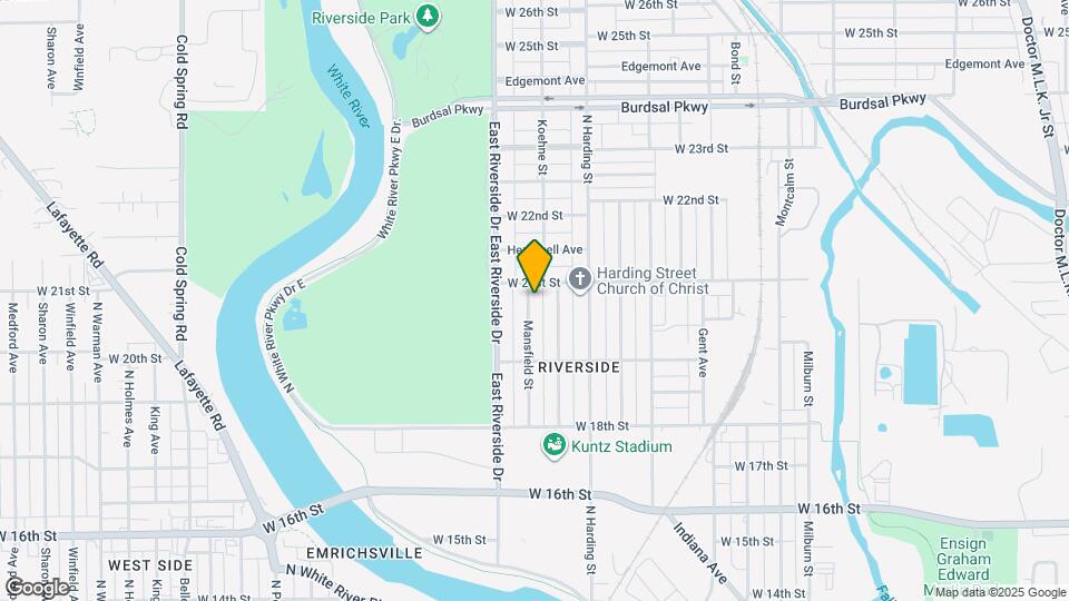 2025 Mansfield St Map and Location Details