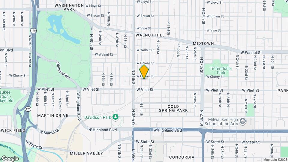 1440 N 34th St Map and Location Details