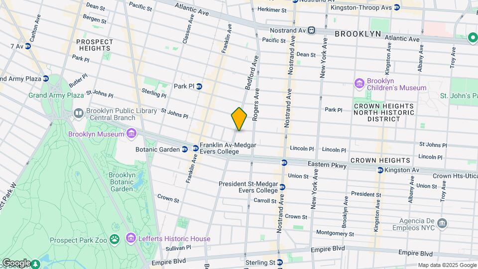 1499 Bedford Ave, Unit 8H Map and Location Details