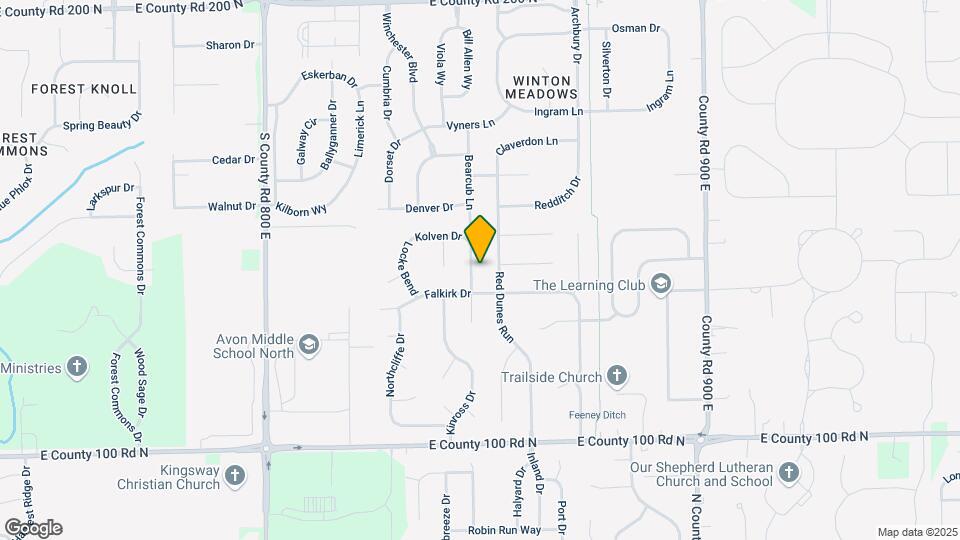 1391 Bearsden Dr Map and Location Details