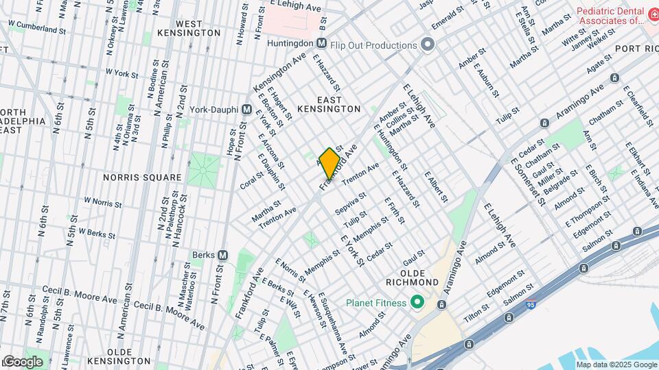 2423 Frankford Ave Map and Location Details