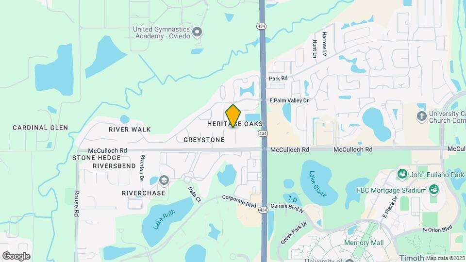 3840 Heritage Oaks Ct Map and Location Details