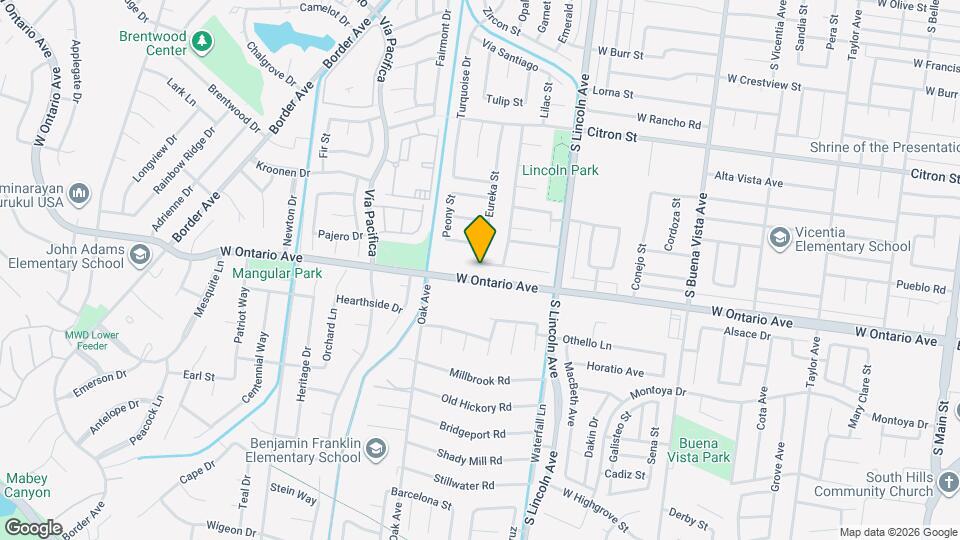 1222 Lavender Way Map and Location Details