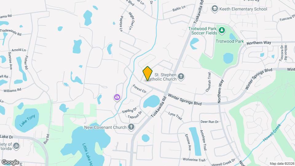 1046 Winter Springs Blvd Map and Location Details