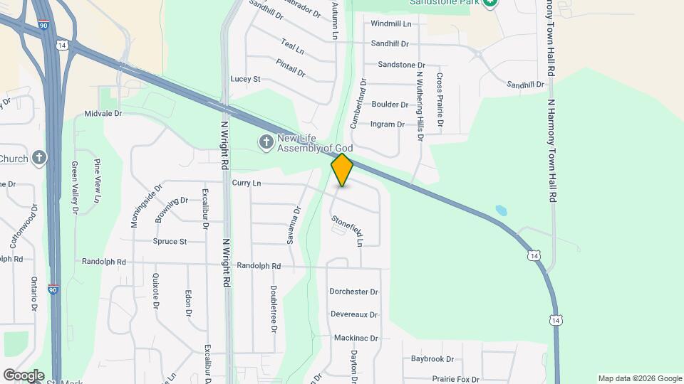 2402 Stonefield Ln Map and Location Details