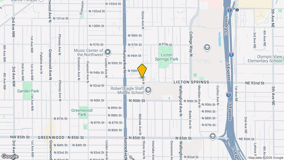 9219 Stone Ave N Mapa y Detalles de la Ubicación