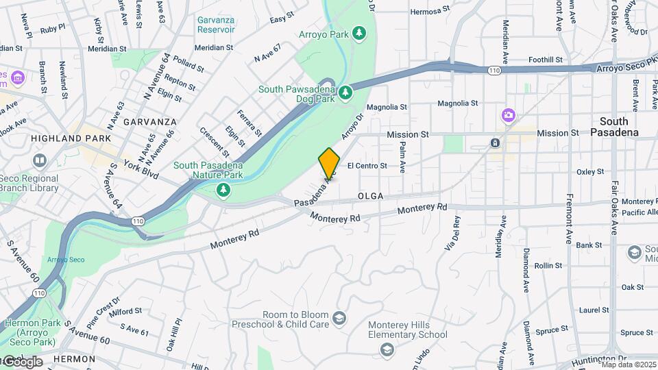 317 Pasadena Ave Map and Location Details