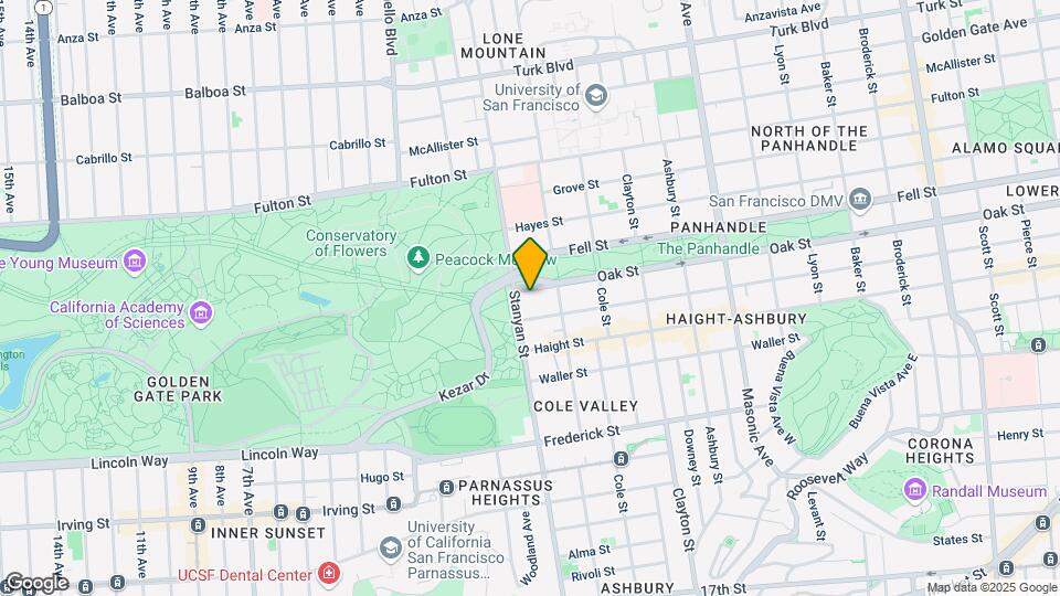 2065 Oak St Map and Location Details