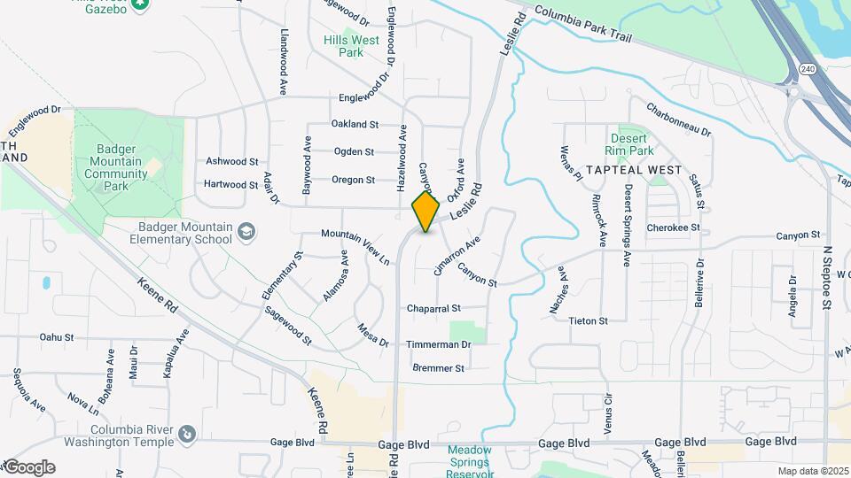 1533 Ridgeview Ct Map and Location Details