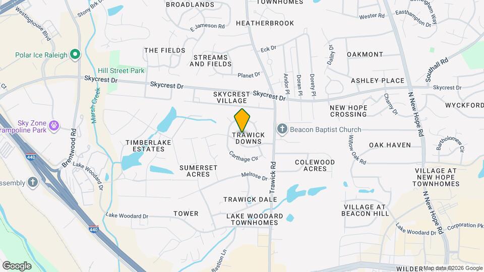 3520 Lytham Pl Map and Location Details