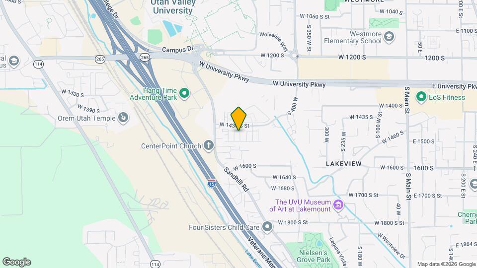 1436 S 590 W Map and Location Details