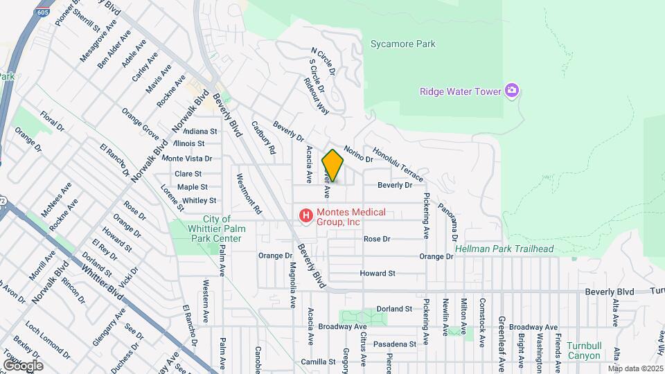 5602 Hoover Ave Map and Location Details