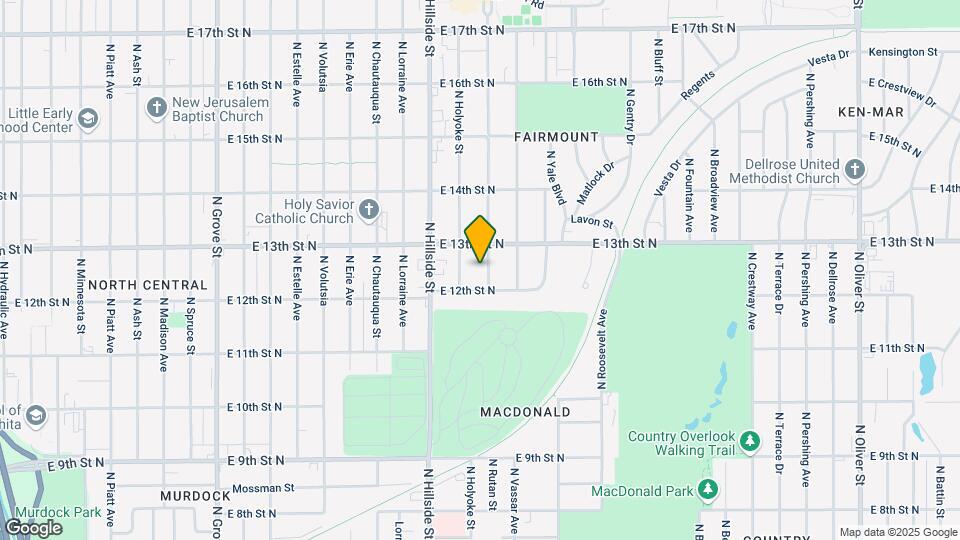 1323 Fairmount St Map and Location Details